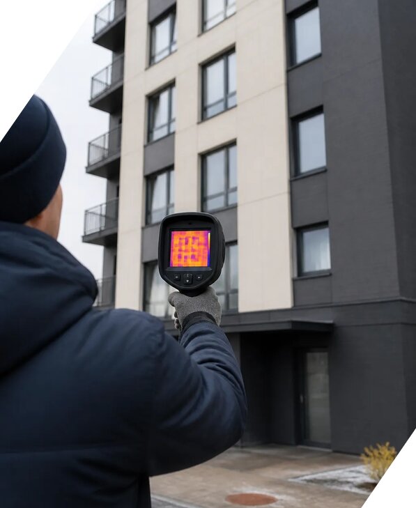 Тепловизионное обследование зданий в Удомле от 5195 р. | ЭкспертизаРоссия